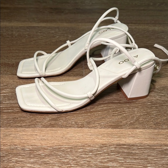 Aldo White Heels Elegant and Stylish - Picture 3 of 5